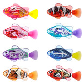 Βρεφικά ρομποτικά ηλεκτρονικά ρομπότ που λειτουργούν με μπαταρία, ρομπότ ψαριών κολύμπι Play Water Bath Διαδραστικά ηλεκτρικά παιχνίδια για κατοικίδια για παιδιά Δώρα Baibi