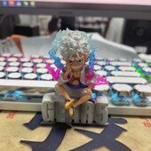 Нова 10 см мини One Piece Y z Luffy Gear 5 фигурка Nika статуя аниме фигурка PVC модел кукла колекция играчки подарък деца