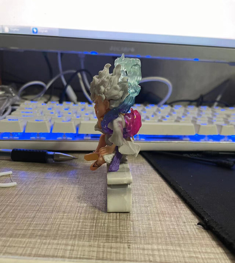 Jauna 10 cm mini viengabala Y z Luffy Gear 5 darbības figūra Nika statuja Anime figūriņa PVC modeļa leļļu kolekcija rotaļlietu dāvana bērniem