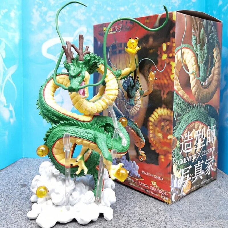 Dragon Ball Creator Green Shenron Animācijas Asa sižeta figūriņa Vinila figūriņas modeļa rotaļlietas