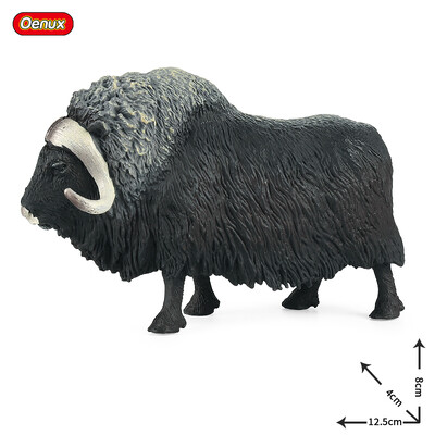 Oenux Farm Animals Корида Каубой Симулация Домашни птици Говеда Теле Бик OX Екшън фигурки Колекция Pvc Модел Играчка Детски подарък