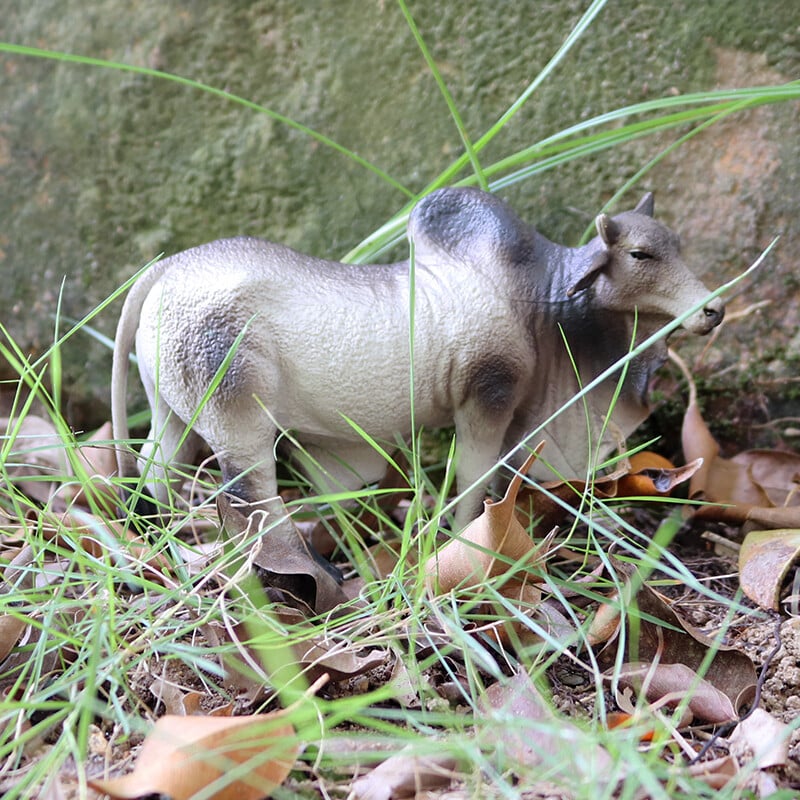 Oenux lauksaimniecības dzīvnieki vēršu cīņas kovboju simulācijas mājputni liellopi teļš bullis VĒRSIS darbības figūriņas kolekcija PVC modelis rotaļlieta bērniem dāvana