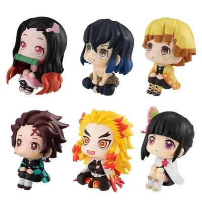 Demon Killer Figure Action Kimetsu YAIBA Animated Characters Toy Collection MH Looking Up Kamado Tanjirou Nezuko Toy Models