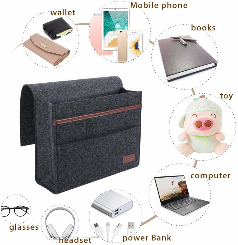 Beebi voodi kõrval asuv hoiutasku rippuv voodi korrastaja Kaasaskantav voodi kõrval viltvoodi hoiukott Voodi diivani riiul kotihoidik