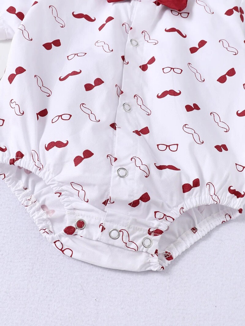 0–24 kuu vanused Beebipoiste Kostüümid Lühikeste varrukatega Body koos vibuga + Sukapüksid Moepeod Festivalid Härrasmeeste rõivad