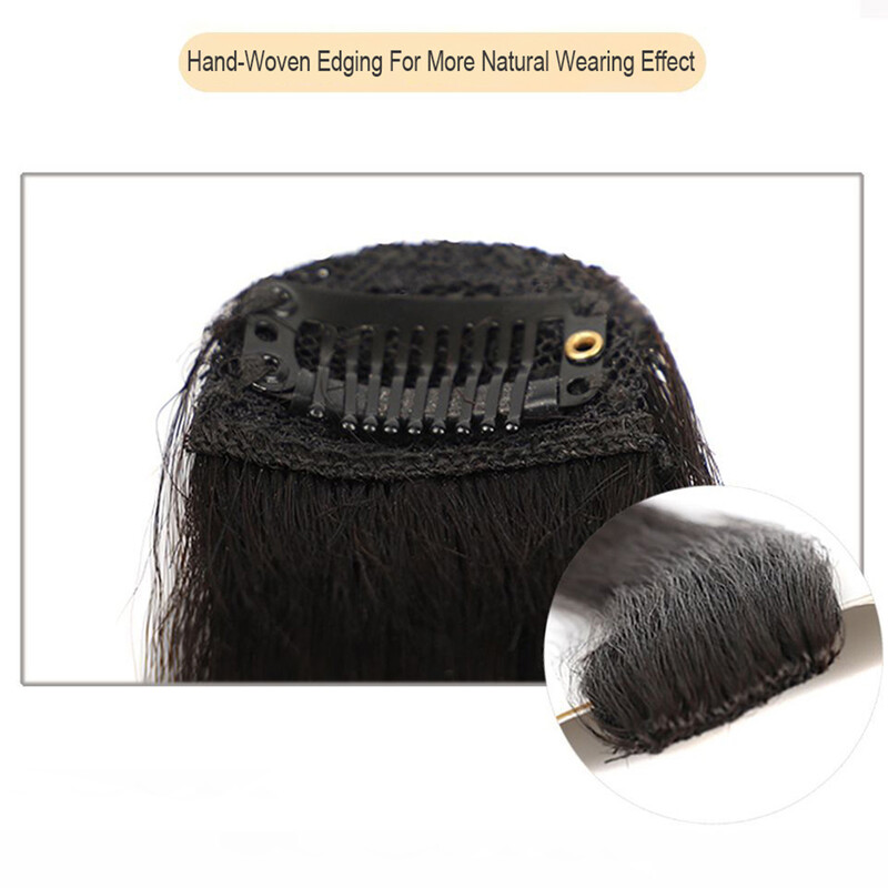 Sylhair 25-35 cm looduslikud nähtamatud kunstjuuksepikendused, klambriga esiküljel tukk naistele, kellel on võltsitud narmastega juuksepaelad