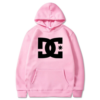 Нова есенно-зимна модна качулка с качулка с щампа с букви Тенденция на марката Мъжки качулки Суичъри Плюс поларен пуловер Хип-хоп улично облекло