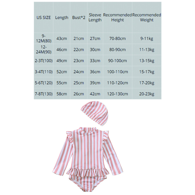 2024. aasta laste tüdrukute suvine ujumiskostüüm, prinditud koomiks 9M-8T rannas, mereäärsed riided, müts + püksmüts, sobivad õe ujumisriided