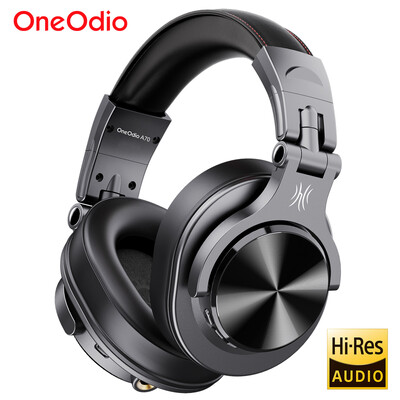 Oneodio Fusion A70 Bluetooth 5.2 kõrvaklapid Hi-Res Audio Over Ear Juhtmeta peakomplekt Professionaalne stuudio monitor DJ kõrvaklapid 72H