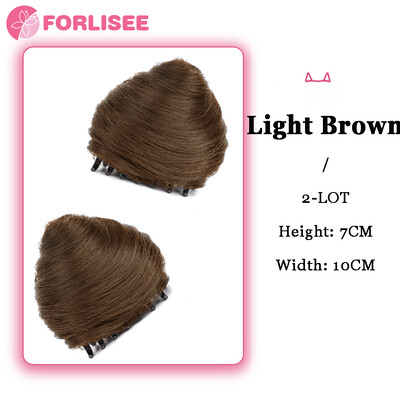 FORLISEE Synthetic Cat Ear Ball Wig Hair Ring Sweet Cool Spicy Girl Grab Clip Contract Lazy Man Hair Plate Magic Tool