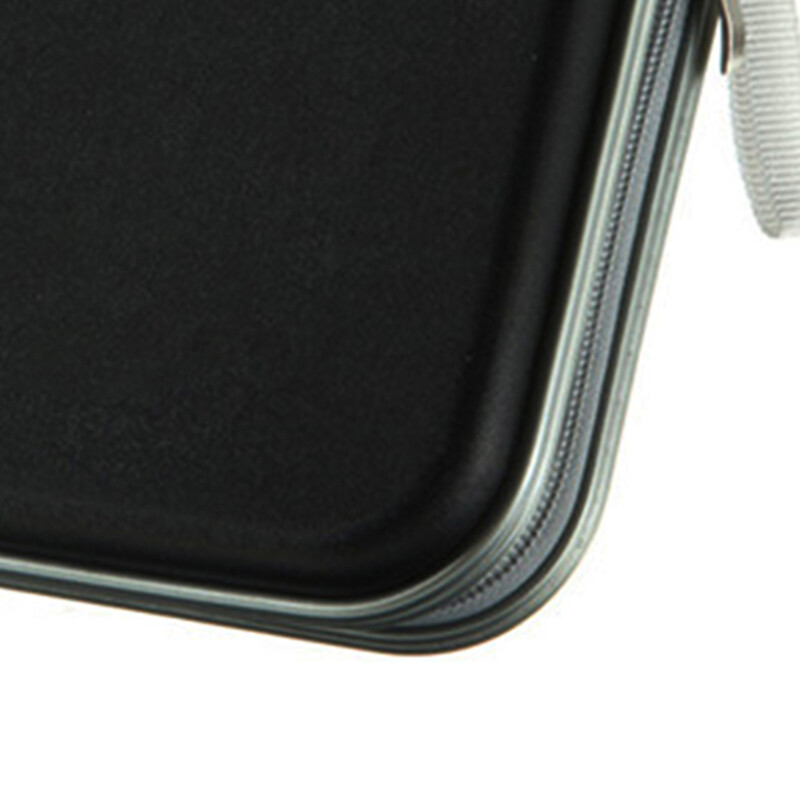 40 DB kapacitású lemezes CD táska DVD VCD tároló rendszerező tartó kemény héjú hordozható CD DVD tok lemezcsomag album doboz cipzárral