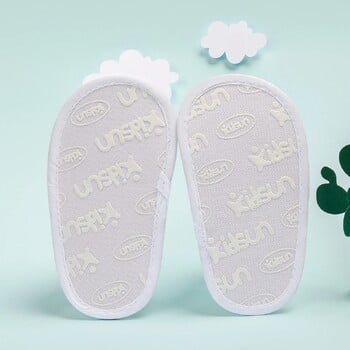 Meckior Summer Baby Flats Платнени градински сандали Сандали за малки деца Flower Меки памучни подплатени противоплъзгащи се обувки First Walker