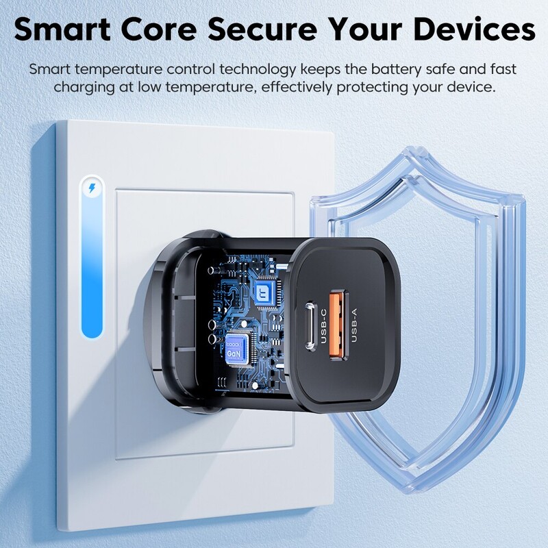 Toocki GaN USB Type C Φορτιστής Φορητός φορτιστής υψηλής ταχύτητας για iPhone Xiaomi 13 Κινητό τηλέφωνο Oneplus Realme PD3.0 QC3.0 PPS