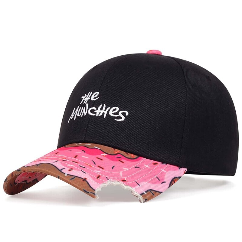 Unisex kiri Tikand Arbuus Printimine Snapback Pesapallimütsid õues reguleeritavad vabaaja mütsid päikesekaitsemüts