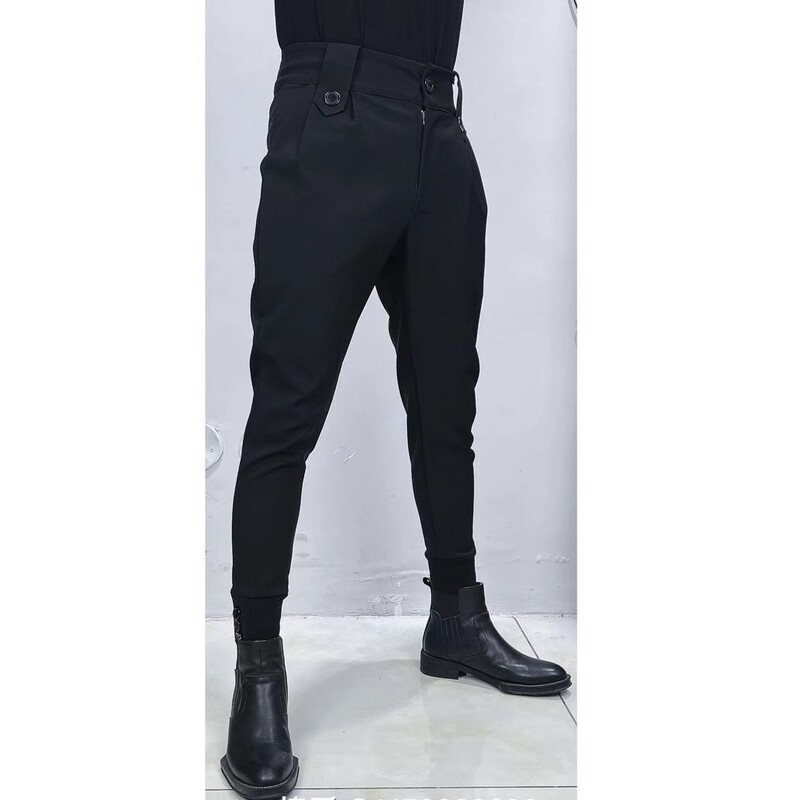 2024 kõrge venitusega meeste klassikalised püksid kevadsuvi vabaaja püksid kõrge vöökohaga püksid äri vabaaja püksid Dropshipping A36