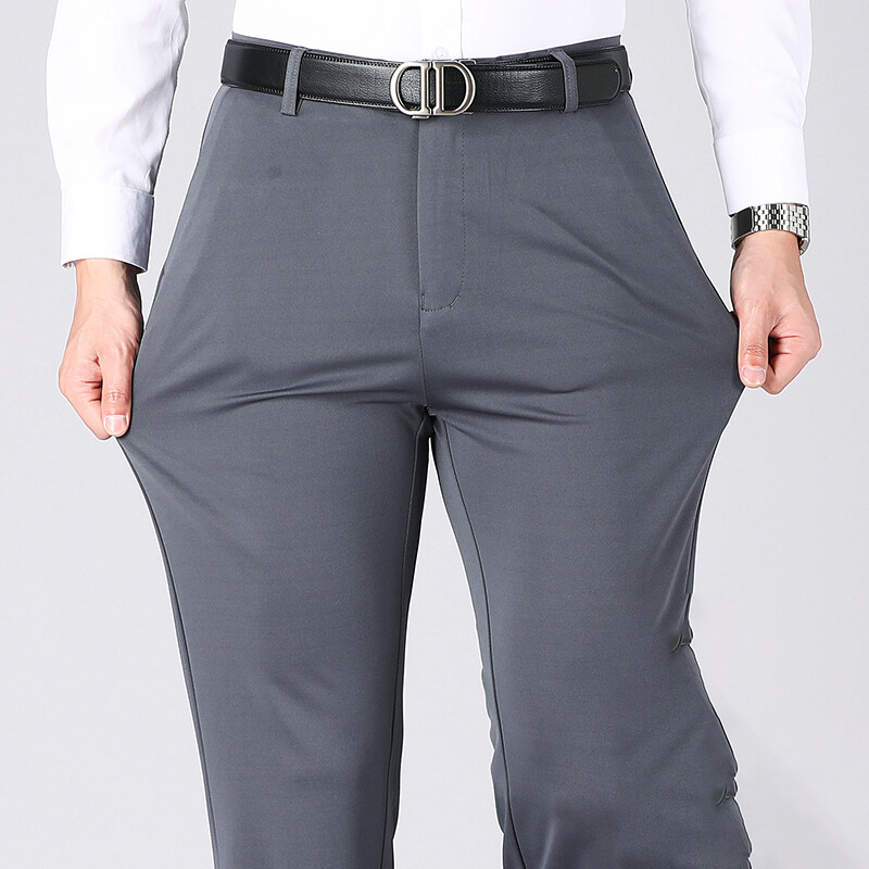 Ανδρικό παντελόνι μονόχρωμο κοστούμι μονόχρωμο ανδρικό, επίσημο ελαστικό, άνετο, λεπτό παντελόνι ομιλίας ταξιδιού για κάμπινγκ