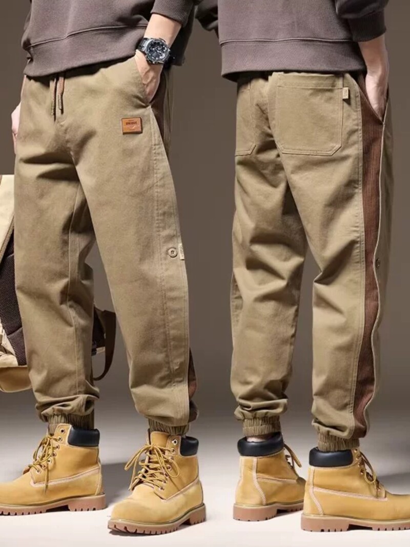 Αμερικάνικο ρετρό εργατικό παντελόνι εργασίας ανδρικό παντελόνι για άνοιξη και καλοκαίρι λεπτά φαρδιά παντελόνια φόρμες εξωτερικού χώρου