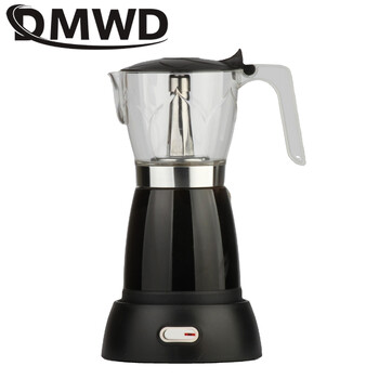 DMWD 110V/220V Electric Moka Pot Espresso Italian Mocha Coffee Maker Percolators Stovetop Tool Filter Coffee maker 300ml