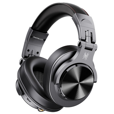 Oneodio Fusion A70 Bluetooth 5.2 kõrvaklapid Hi-Res Audio Over Ear Juhtmeta peakomplekt Professionaalne stuudiomonitor DJ kõrvaklapid 72H