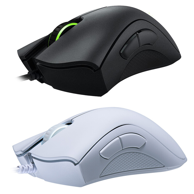 Algne Razer DeathAdder Essential juhtmega mänguhiire 6400DPI optiline andur 5 iseseisvat nuppu sülearvuti jaoks