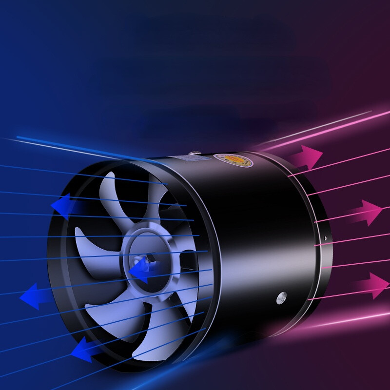 4``6``8`` toru väljatõmbeventilaator Õhuventilaator Metalltoru ventilatsioon väljatõmbeventilaator Mini väljatõmbeseade Vannitoa WC seina ventilaator toru ventilaator