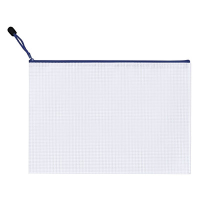 10vnt, A3 tinklinis užtrauktuko maišelis, 5 spalvos, vandeniui atsparus plastikinis dildė Krepšys mokyklinėms ir biuro reikmenims, kosmetikai, kelionėms tvarkyti