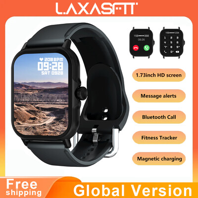 LAXASFIT 2024 új okosóra Bluetooth hanghívás állapotfigyelő férfiak női okosóra ajándék Android iPhone