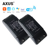 AXUS Tuya WiFi Smart Switch APP Безжичен контролер Универсален прекъсвач Таймер Smart Life Работа с превключвател на светлина Alexa Аксесоари