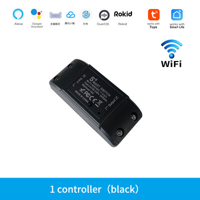AXUS Tuya WiFi Smart Switch APP Безжичен контролер Универсален прекъсвач Таймер Smart Life Работа с превключвател на светлина Alexa Аксесоари