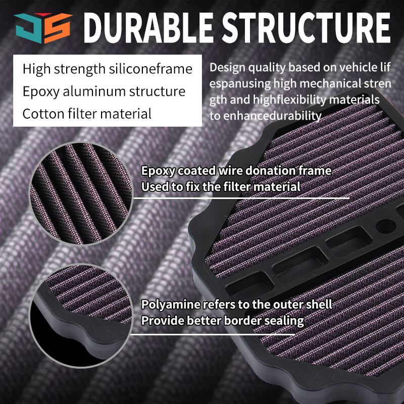 Αξεσουάρ μοτοσικλέτας JSBM Πλενόμενο φίλτρο αέρα εισαγωγής για BENELLI TRK502 TRK502X 2017 2018 2019 2020 2021 2022 TRK 502 X BJ500