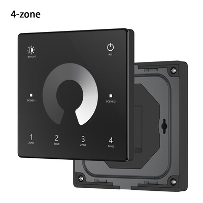 100-240VAC 1CH 0/1-10V Zigbee & RF Push Dimmer TuyaAPP Smart Control 2.4G R11 RF Touch Diming Remote App Voice For Alexa Google