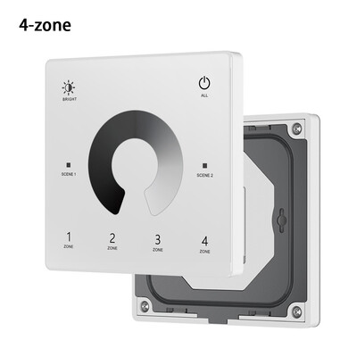 100-240VAC 1CH 0/1-10V Zigbee & RF Push Dimmer TuyaAPP Smart Control 2.4G R11 RF Touch Diming Remote App Voice For Alexa Google