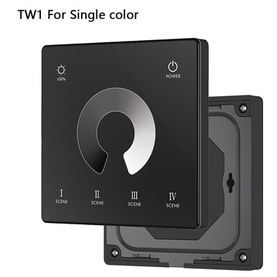 100-240VAC 1CH 0/1-10V Zigbee & RF Push Dimmer TuyaAPP Smart Control 2.4G R11 RF Touch Diming Remote App Voice For Alexa Google