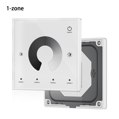 100-240VAC 1CH 0/1-10V Zigbee & RF Push Dimmer TuyaAPP Smart Control 2.4G R11 RF Touch Diming Remote App Voice For Alexa Google