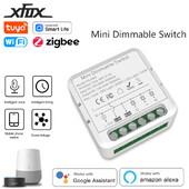 Tuya Wifi Zigbee Smart Dimmers Switch Module 2 Way Control DIY Light Dimmer LED Switches Smart Life работи с Alexa Google Home