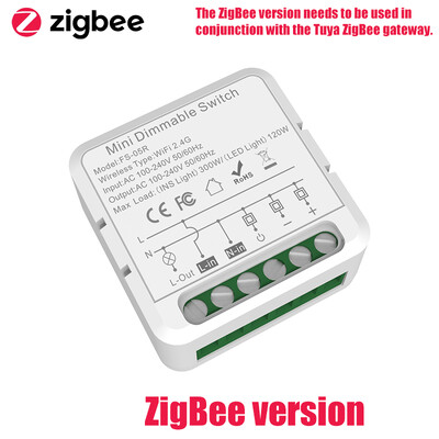 Tuya Wifi Zigbee Smart Dimmers Switch Module 2 Way Control DIY Light Dimmer LED Switches Smart Life работи с Alexa Google Home