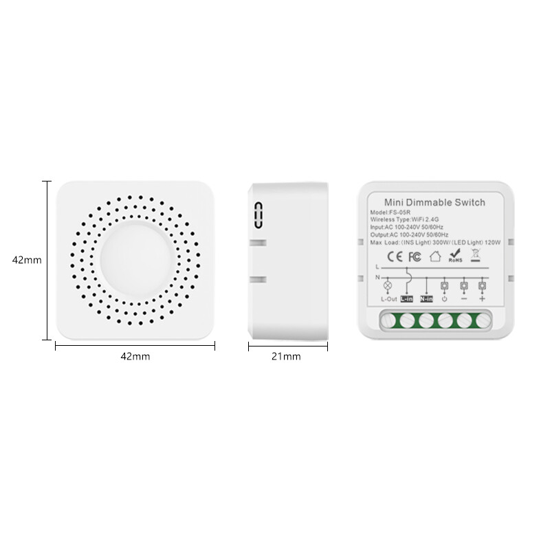 Tuya Wifi Zigbee nutikad hämardite lüliti moodul 2-suunaline juhtimine DIY valgusdimmeriga LED-lülitid Smart Life töötab Alexa Google Home`iga