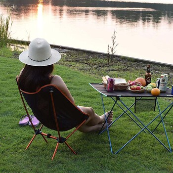 Καρέκλα εξωτερικού χώρου Camping Garden Beach Πεζοπορία Κάθισμα για πικνίκ Φορητό Αποσπώμενο Πτυσσόμενο Καρέκλα Ψαρέματος Υπερελαφριά Εργαλεία Κάμπινγκ