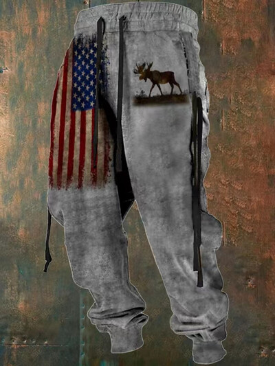 Uued laia säärega meeste dressipüksid, 3D prindiga Y2k püksid, meeste vabaaja golfijooksjad, pikad välistingimustes kasutatavad hiphopi püksid meeste spordisaali dressid