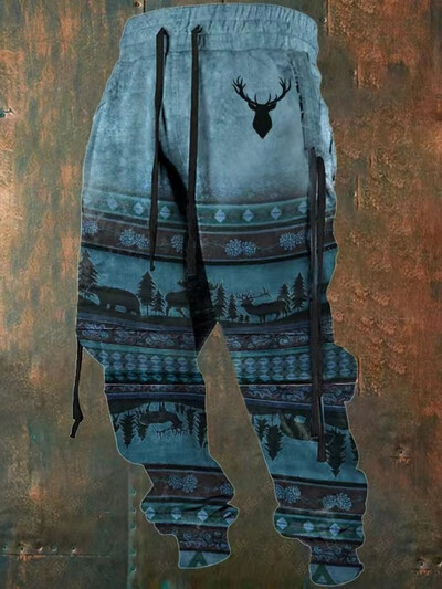 Uued laia säärega meeste dressipüksid, 3D prindiga Y2k püksid, meeste vabaaja golfijooksjad, pikad välistingimustes kasutatavad hiphopi püksid meeste spordisaali dressid