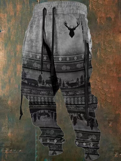 Uued laia säärega meeste dressipüksid, 3D prindiga Y2k püksid, meeste vabaaja golfijooksjad, pikad välistingimustes kasutatavad hiphopi püksid meeste spordisaali dressid