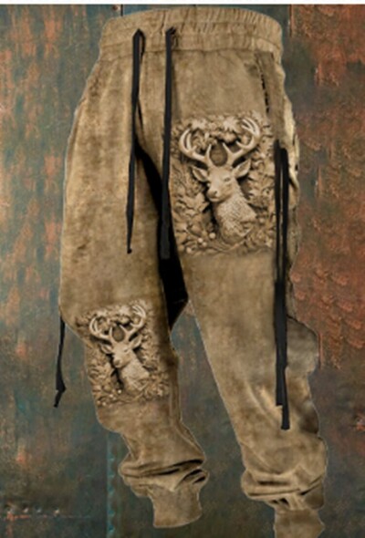 Uued laia säärega meeste dressipüksid, 3D prindiga Y2k püksid, meeste vabaaja golfijooksjad, pikad välistingimustes kasutatavad hiphopi püksid meeste spordisaali dressid