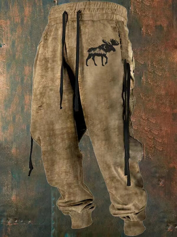 Uued laia säärega meeste dressipüksid, 3D prindiga Y2k püksid, meeste vabaaja golfijooksjad, pikad välistingimustes kasutatavad hiphopi püksid meeste spordisaali dressid