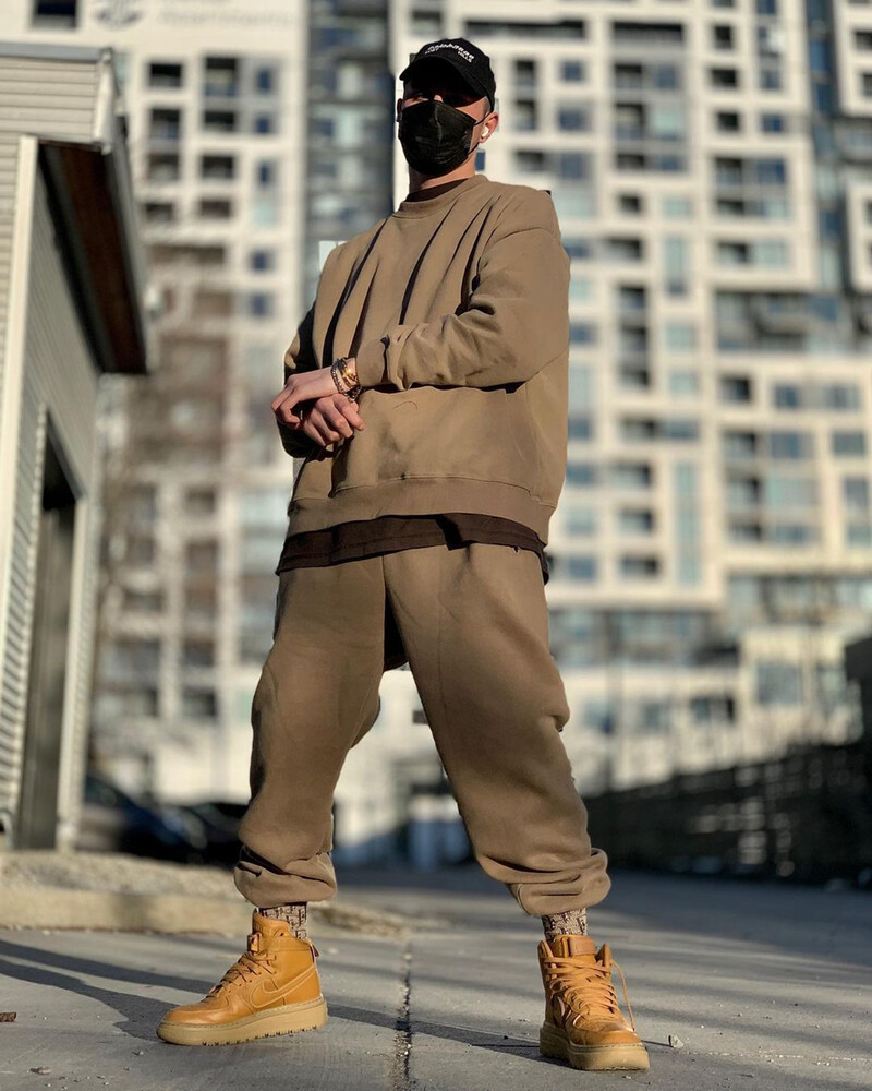 Meeste puuvillased spordipüksid Hip Hop Joggers Paks stiil tumehall lahtised tänavarõivad Jooksu Kanye püksid Treening West dressipüksid