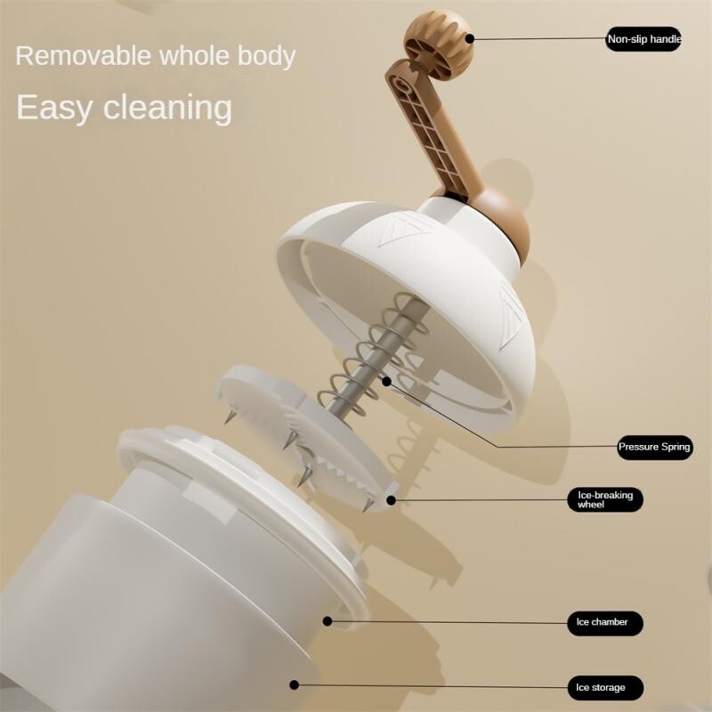 Nuskustas ledo aparatas Mažas rankinis ledo aparatas Praktiškas skaldytų krušų ledo aparatas Daugkartinio naudojimo ledo smulkintuvai Virtuvės baro įrankiai