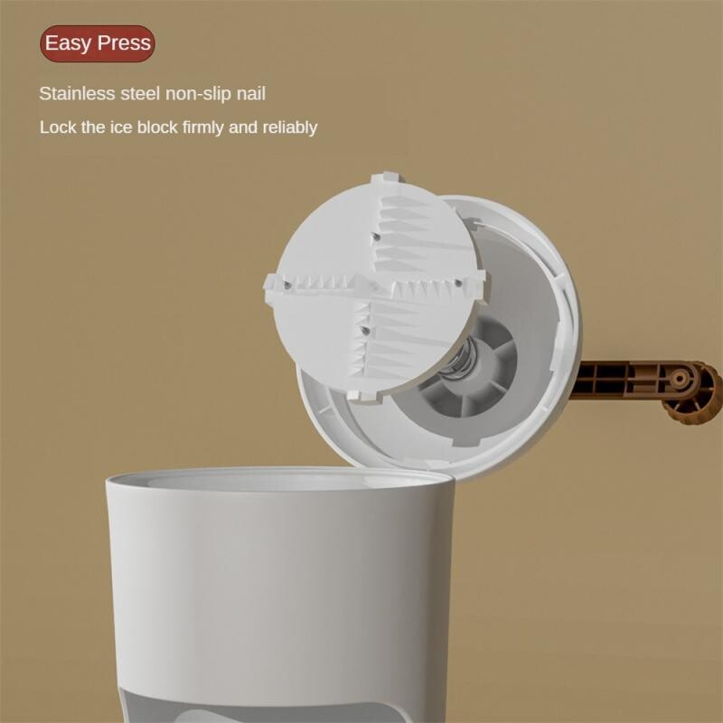 Nuskustas ledo aparatas Mažas rankinis ledo aparatas Praktiškas skaldytų krušų ledo aparatas Daugkartinio naudojimo ledo smulkintuvai Virtuvės baro įrankiai