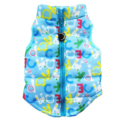 Νέα ρούχα για κατοικίδια Γιλέκο για κουτάβι Ζεστά ρούχα σκυλιών για μικρούς σκύλους Χειμερινά αντιανεμικά κατοικίδια παλτό για σκύλους με επένδυση Chihuahua Ενδύματα