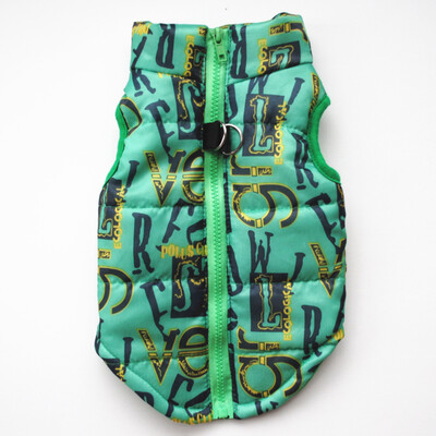 Νέα ρούχα για κατοικίδια Γιλέκο για κουτάβι Ζεστά ρούχα σκυλιών για μικρούς σκύλους Χειμερινά αντιανεμικά κατοικίδια παλτό για σκύλους με επένδυση Chihuahua Ενδύματα