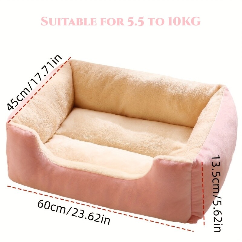 Αρχική Ορθογώνιο κρεβάτι για γάτες Κρεβάτι για σκύλους Χοντρό και ζεστό κρεβάτι για κατοικίδια όλες τις εποχές Φοράτε ανθεκτικά γάτες Κρεβάτια και έπιπλα Αξεσουάρ για γάτες