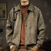 Vyriški striukės bombonešiai Vyriški viršutiniai drabužiai Slim Fit Aviator Paltai Madingi Vyriški gatvės drabužiai Hiphopo beisbolo uniformos striukės Drabužiai